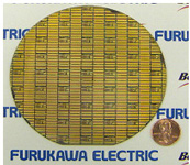Processed epitaxial wafer