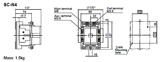 Dimensions  SC-03,SC-0