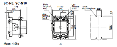 Dimensions SC-N8,SC-N10