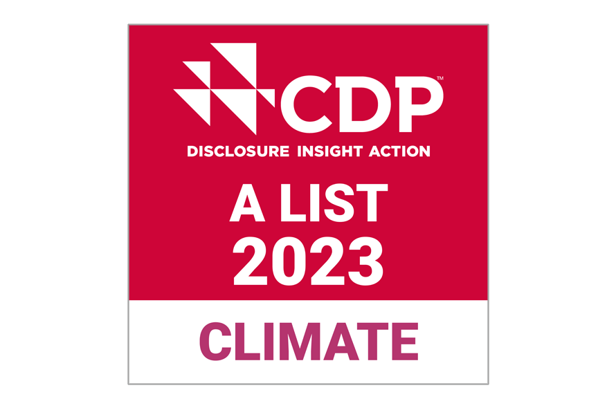 Made the CDP 2023 Climate Change A List for the Fifth Consecutive Year