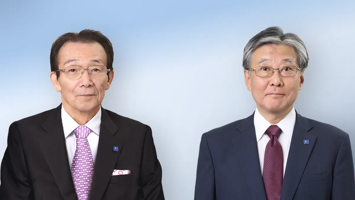 Chairman of the Board and CEO, Michihiro Kitazawa、President and COO, Shiro Kondo