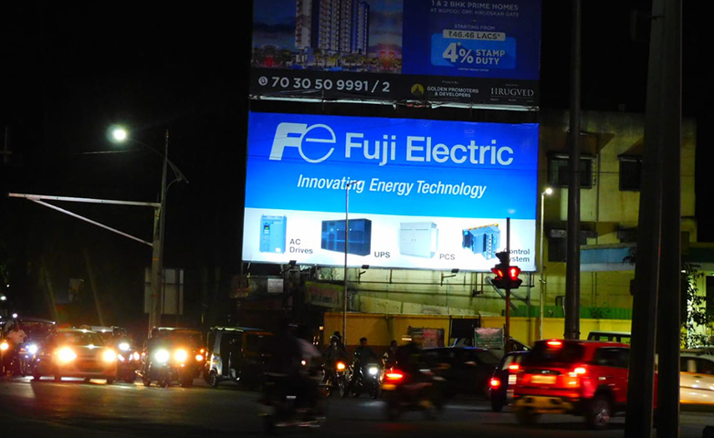 Pune（India)　Installation scenery（Night）