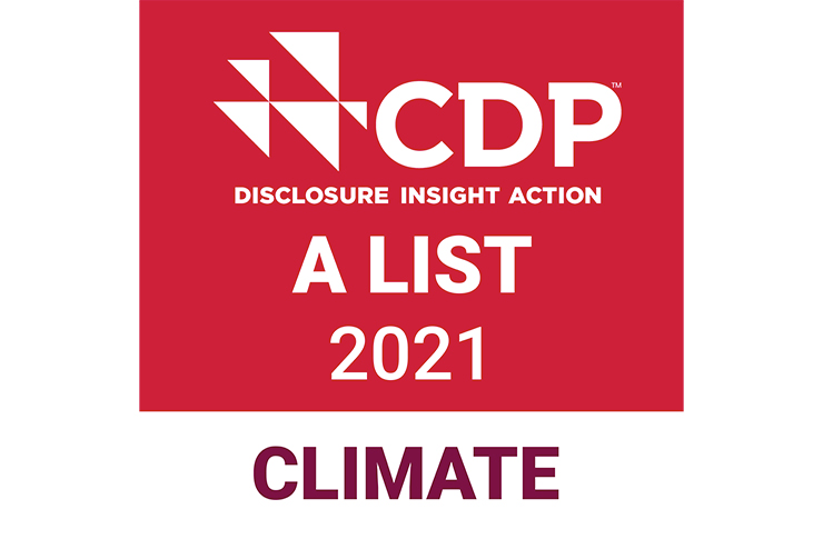 Made the CDP Climate Change A List for the Third Consecutive Year