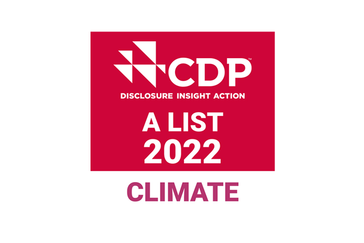 Made the CDP Climate Change A List for the Fourth Consecutive Year