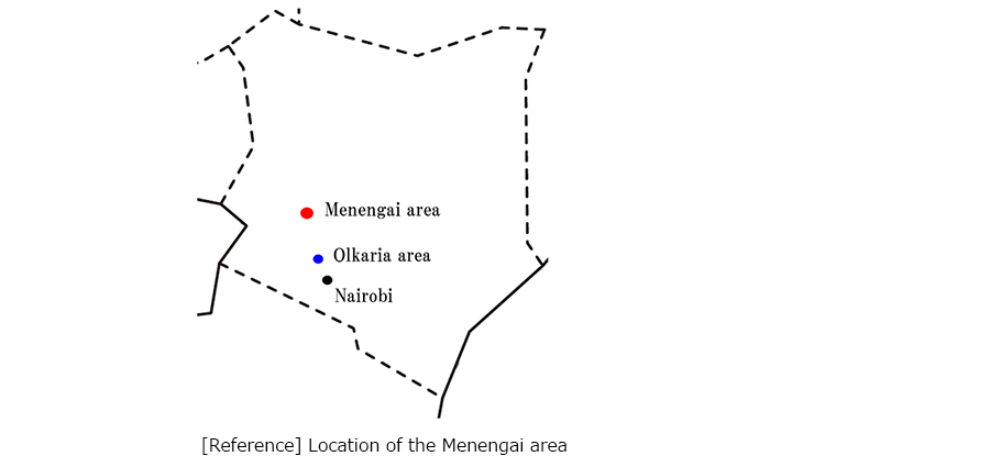 [Reference] Location of the Menengai area