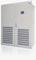 The Fuji Electric Large-Capacity UPS is extremely small and yet advanced in energy-conversion and cost efficiency.