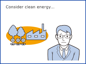 Consider clean energy...