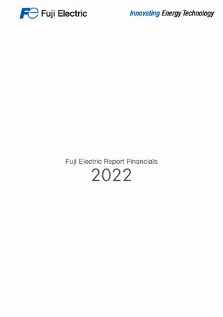 FUJI ELECTRIC REPORT 2022(FINANCIAL)cover image