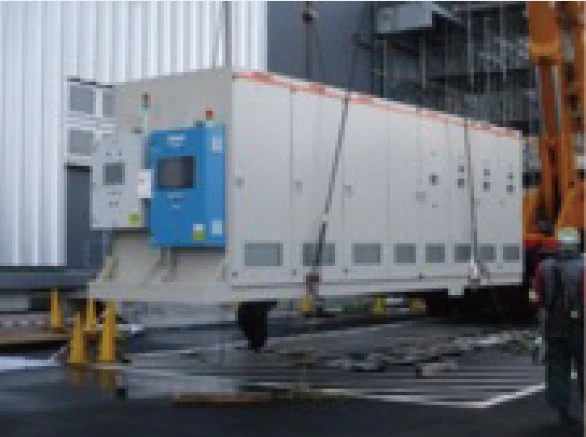 Skid system (Transformers + Inputs + UPSs + Outputs)