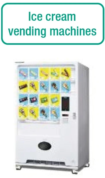 Ice cream vending machines