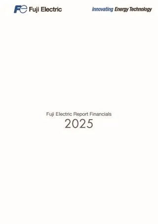 FUJI ELECTRIC REPORT 2025(FINANCIAL)cover image