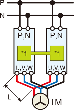 When 2 inverters are connected