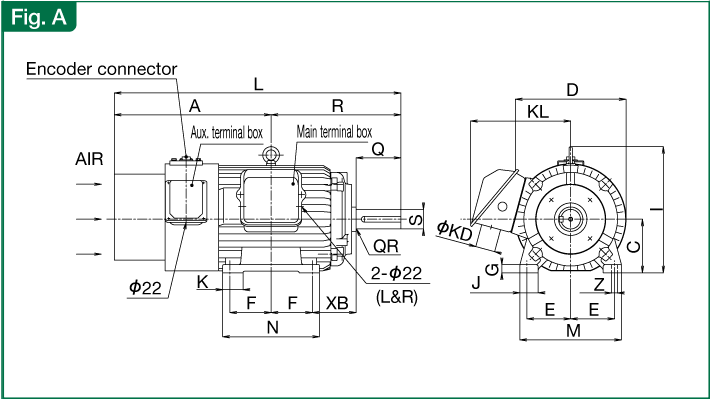 External dimensions