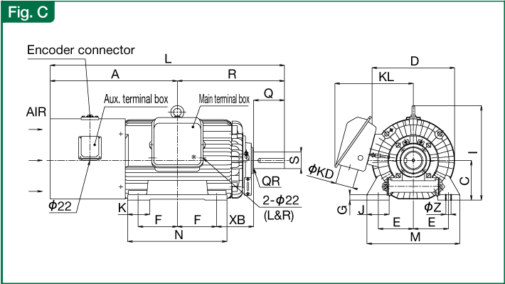 External dimensions