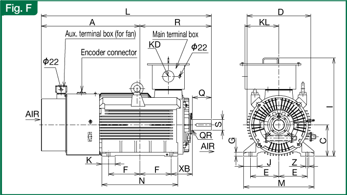 External dimensions