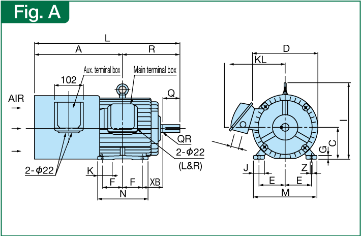 External dimensions