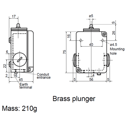 Dimensions K244go, k244gw