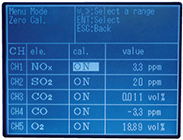 Zero/span calibration
