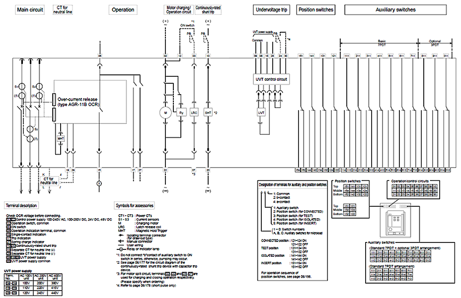 air circuit breakers dh series fuji electric fa components Electrical Service Panel Diagram wiringdiagrams (with agr 11b ocr