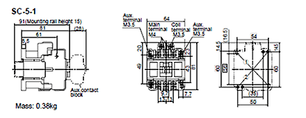 FUJI Electric Contactor SC-03 SC-0 SC-05 AC110V 220V – Echo Elevador Partes