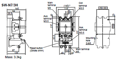 Dimensions SW-N7/3H