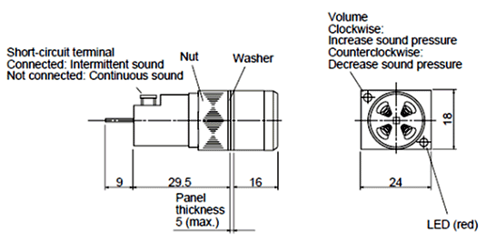 Dimensions AH164-TX2B
