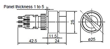 Dimensions AH165-2P