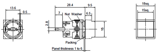 Dimensions DR16F0N