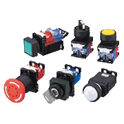 Pushbuttons, Pilot lights:AR22/DR22 series