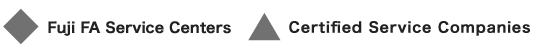 Fuji FA Service Centers, Cirtified Service Companies