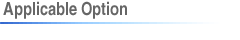 Applicable Option