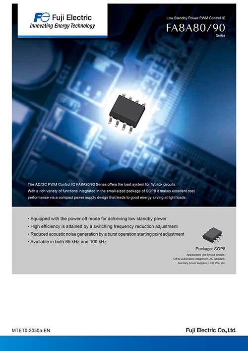 Low Standby Power PWM Control IC FA8A80/90 Series