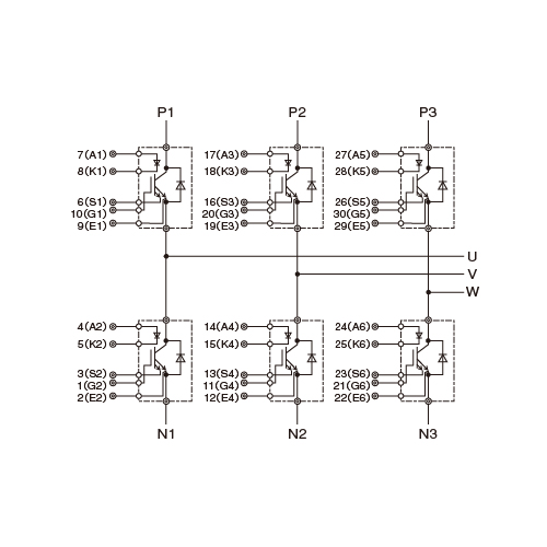 Igbt модуль схема подключения