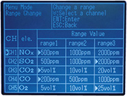 Range switching screen