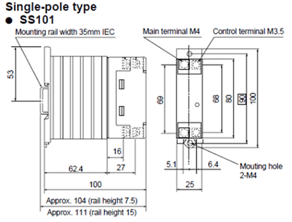 Dimensions SS101